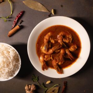 Prawns Curry Rice