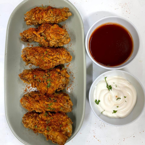 Crispy chicken wings