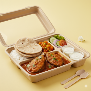 Non-veg Meal Box (Rohu Fish)