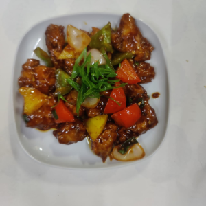 Dry chilly chicken